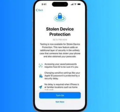 多祥镇苹果授权维修店分享被盗设备保护功能开启方法 