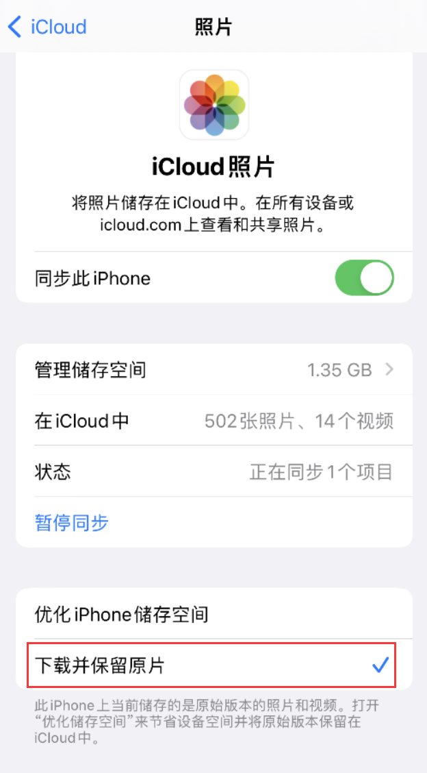 多祥镇苹果手机维修分享iPhone 无法加载高质量照片怎么办 