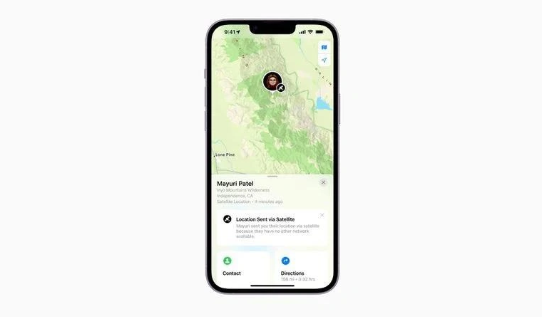 多祥镇苹果14维修分享iPhone14系列中 FindMy功能通过卫星分享位置方法教程 